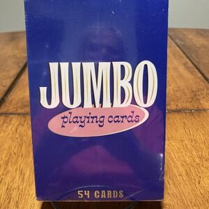 Jumbo Large Playing Cards Giant Deck of Cards Oversized Full Deck 54 Cards (NEW)